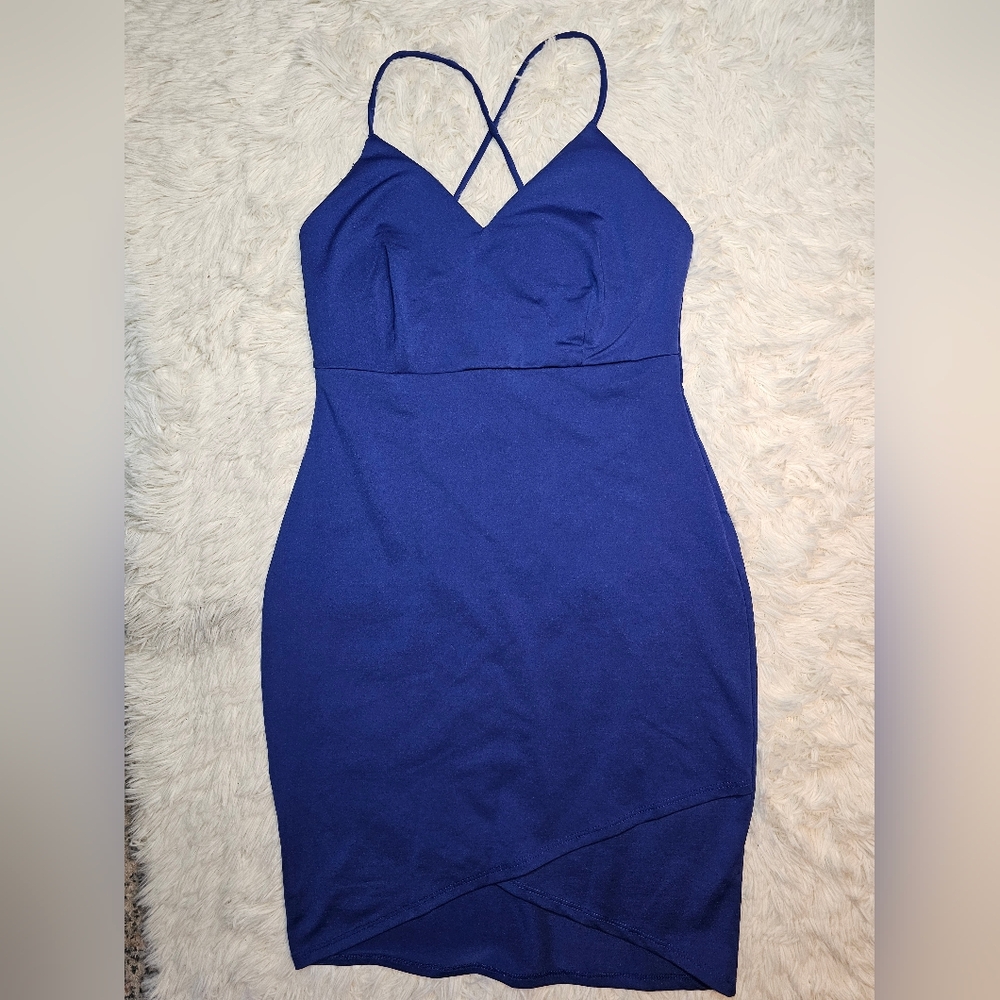 Windsor Blue Bodycon Dress Size Medium